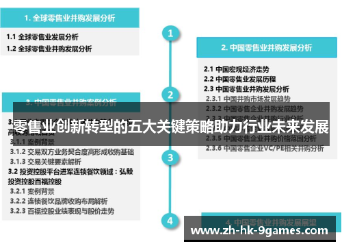 零售业创新转型的五大关键策略助力行业未来发展 零售业创新转型的五大关键策略助力行业未来发展