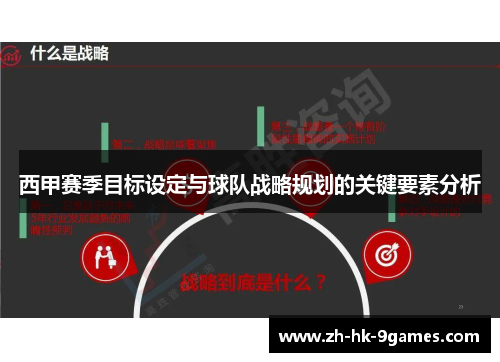 西甲赛季目标设定与球队战略规划的关键要素分析